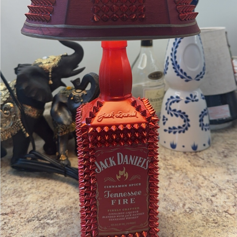 Red Lamp Art Work